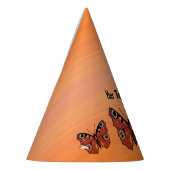 Drie Monboogvlinders  markeringen Oranje Feesthoedjes (Links)