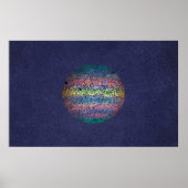 Drie Mons hebben Shadows gegoten op Jupiter Poster (Voorkant)