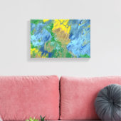 "Drie Monsters" acryl schilderij Canvas Afdruk (Insitu (Woonkamer))