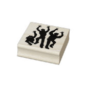 Drie monsters silhouet art stempel (Stempel)