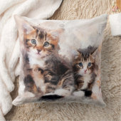 Drie mooie en schattige katjes waterverf kussen (Deken)