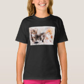 Drie mooie en schattige kittens waterverf t-shirt (Voorkant)