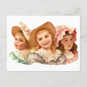 Drie mooie films Vintage Briefkaart