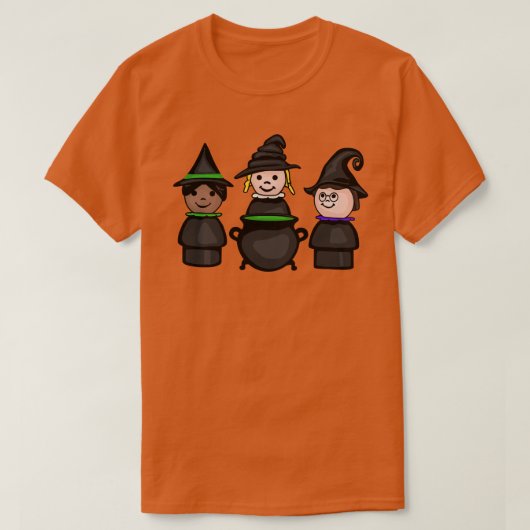 Drie mooie kleine heksen t-shirt (Design voorkant)