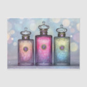 Drie Mooie Parfumflesjes AF6 Decoupage Tissuepapier (Voorkant)
