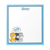 Drie Moppige Kittens Notitieblok (Voorkant)
