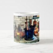 Drie Mortar en Pestles Grote Koffiekop (Voorkant)