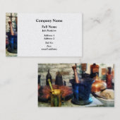 Drie Mortar en Pestles - Platinum Finish Visitekaartje (Voorkant / Achterkant)