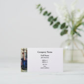 Drie Mortar en Pestles - Platinum Finish Visitekaartje (Staand voorkant)