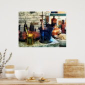 Drie Mortar en Pestles Poster (Keuken)