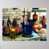 Drie Mortar en Pestles Poster (Voorkant)