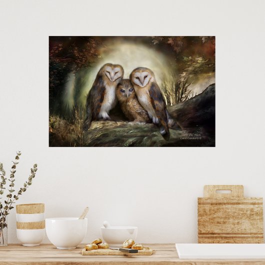 Drie muisbewegende Poster/afdrukken Poster (Keuken)