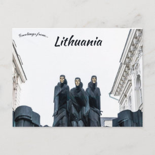 Drie muizen Litouws nationaal theater Briefkaart