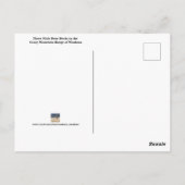 Drie Mule Deer Bucks Briefkaart (Achterkant)