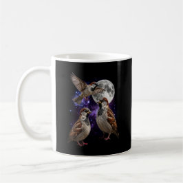Drie Mus Maan Vintage Space Core Retro  Koffiemok
