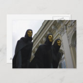 Drie Muses Sculpture Briefkaart (Voorkant / Achterkant)