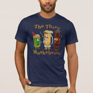 Drie muskebeers Funny Beer Pun T-shirt