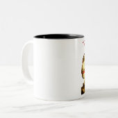 Drie musketiers Indonesië Tweekleurige Koffiemok (Voorkant links)