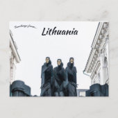 Drie muzen Litouws Nationaal Drama Theater Briefkaart (Voorkant)