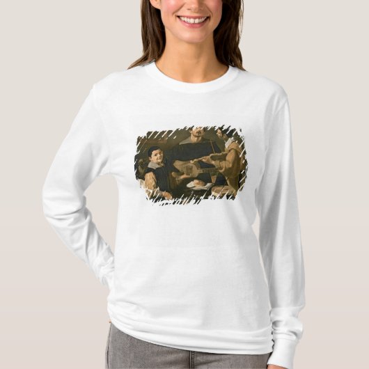 Drie muzikanten, 1618 t-shirt (Voorkant)