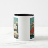 Drie muzikanten en een dansend meisje, Tanjore, Ta Mok (Midden)