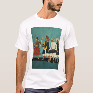 Drie muzikanten en een dansend meisje, Tanjore, Ta T-shirt