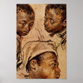 Drie Negrostralen Poster (Voorkant)