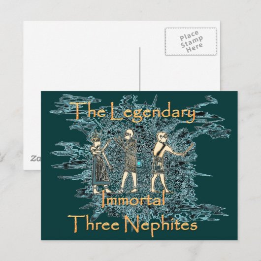 Drie Nephites Briefkaart (Voorkant / Achterkant)