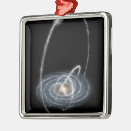 Drie nieuw ontdekte stromen metalen ornament (Links)