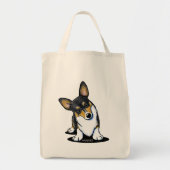 Drie Nieuwsgierige Corgi Tote Bag (Voorkant)