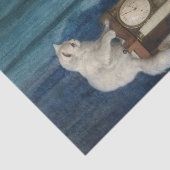 Drie nieuwsgierige katten van Arthur Heyer Tissuepapier (Detail)