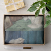 Drie nieuwsgierige katten van Arthur Heyer Tissuepapier (Geschenk)