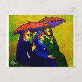 Drie nonnen door piliero briefkaart (Voorkant)