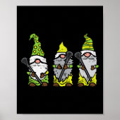 Drie Noordse Mannen Lacrosse Tomte Lax Player Poster (Voorkant)
