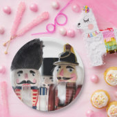 Drie nootmuskaten papieren bordje (Feest)