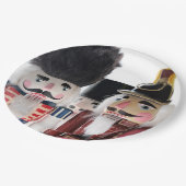 Drie nootmuskaten papieren bordje (Gekanteld)