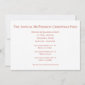 Drie nootmuskers op donkere achtergrond kaart (Achterkant)