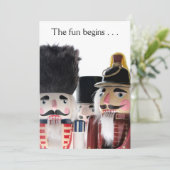 Drie notenkrakers: de kerstpret begint kaart (Staand voorkant)