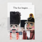 Drie notenkrakers: de kerstpret begint kaart (Voorkant / Achterkant)