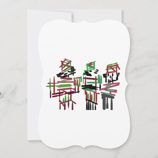 Drie notenkrakers Kerstmis Kaart (Voorkant)