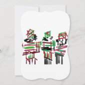 Drie notenkrakers Kerstmis Kaart (Achterkant)
