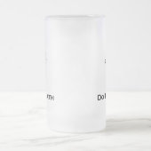 Drie ogen doen de Wiskunde niet Matglas Bierpul (Center)