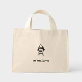 Drie ogen in de zone mini tote bag