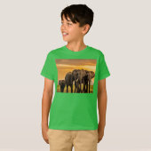 Drie Olifanten Tegen Ivoorexploitatie | T-shirt (Voorkant volledig)