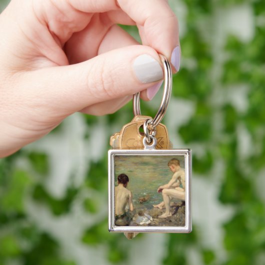 Drie ondernemingen sleutelhanger (Hand)