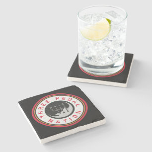 DRIE Onderzetter PEDAL NATION Stone