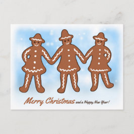 Drie ontbijtmannen CC0206 Kerstmis Feestdagenkaart