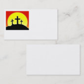 Drie ontwerpen van het Visitekaartje van Crosses (Voorkant / Achterkant)
