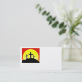Drie ontwerpen van het Visitekaartje van Crosses (Staand voorkant)