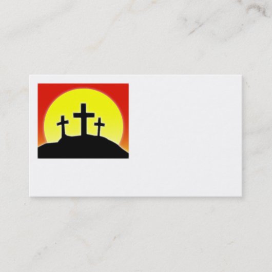 Drie ontwerpen van het Visitekaartje van Crosses (Voorkant)